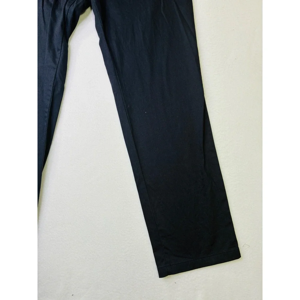 Dockers Mens Flex Straight Fit Chino Pants Navy Blue Cotton Blend Twill 34x32